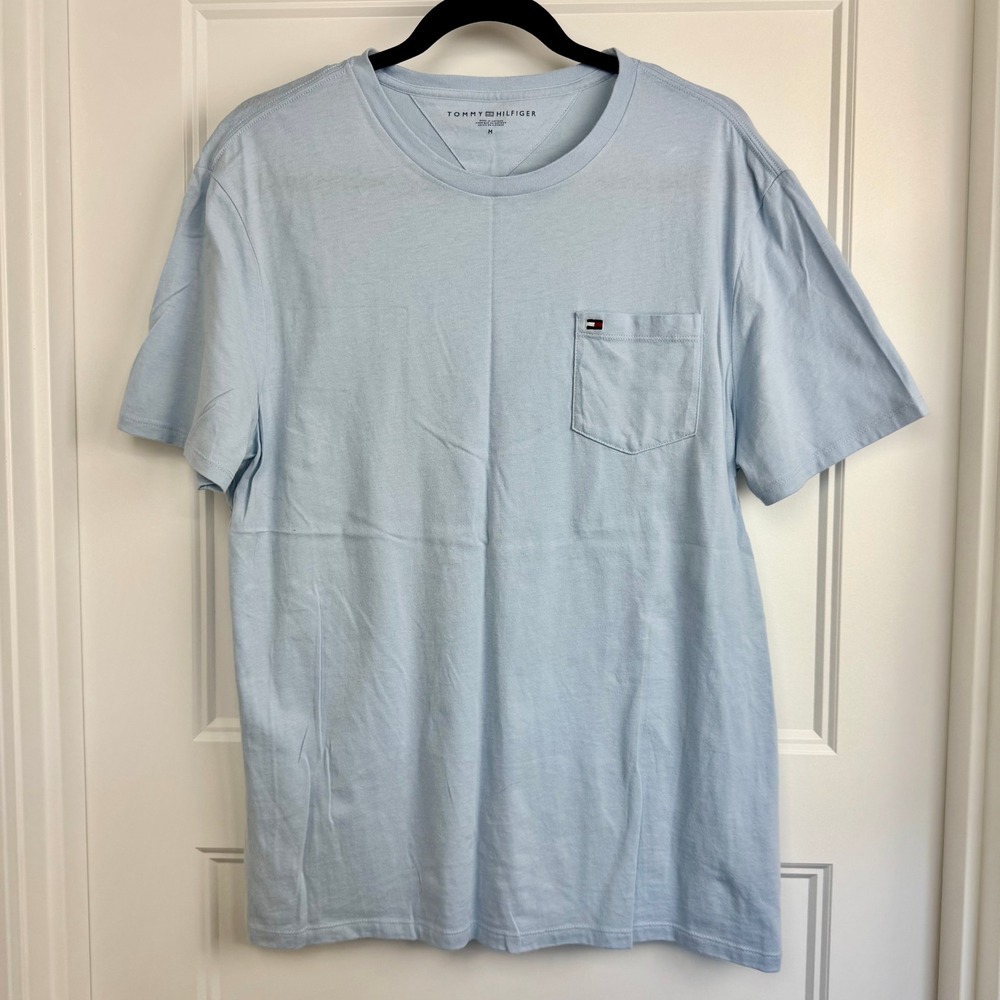 Tommy‎ Hilfiger Pocket T-Shirt Crew Neck Short Sleeve Casual Top Mens M